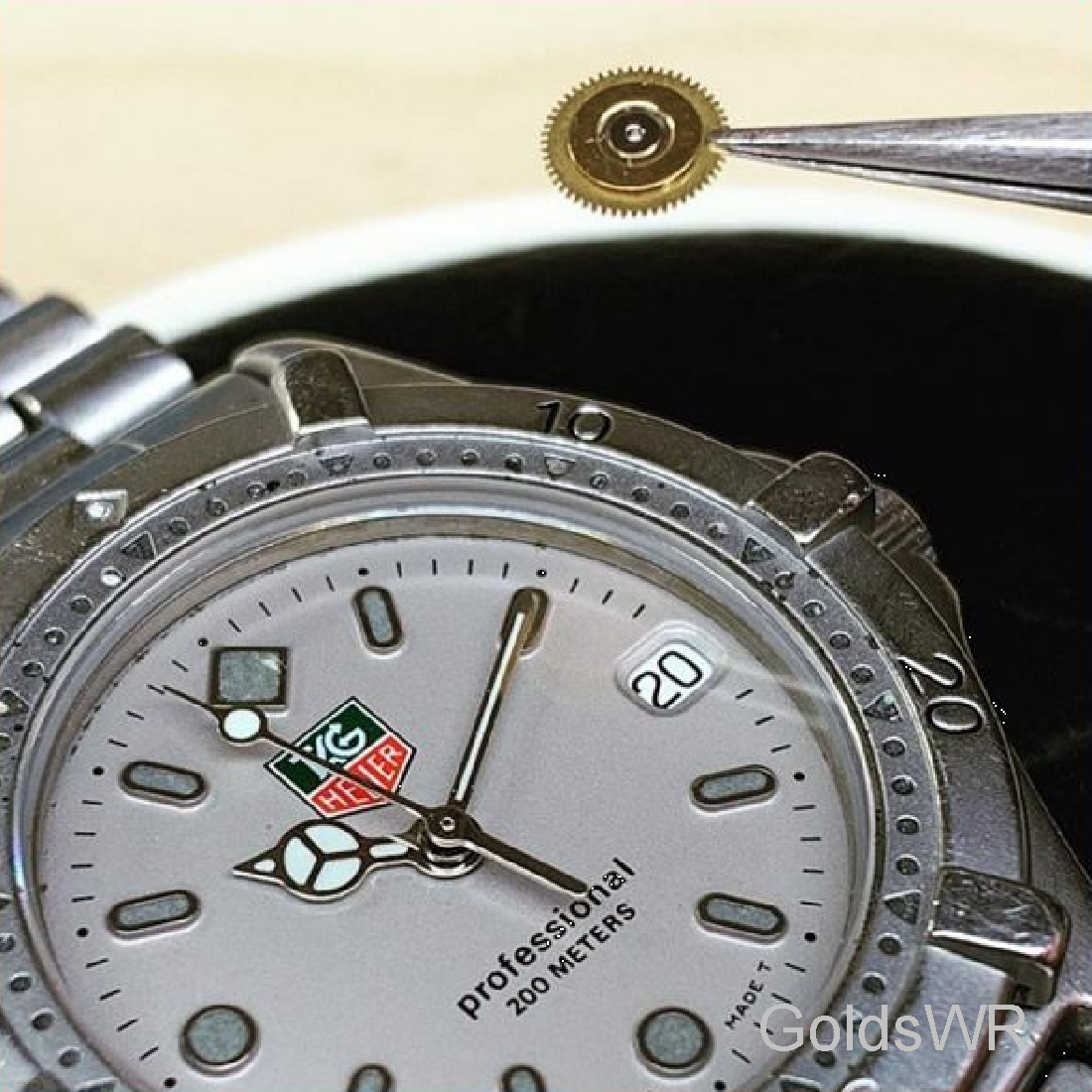 Tag watch serviced